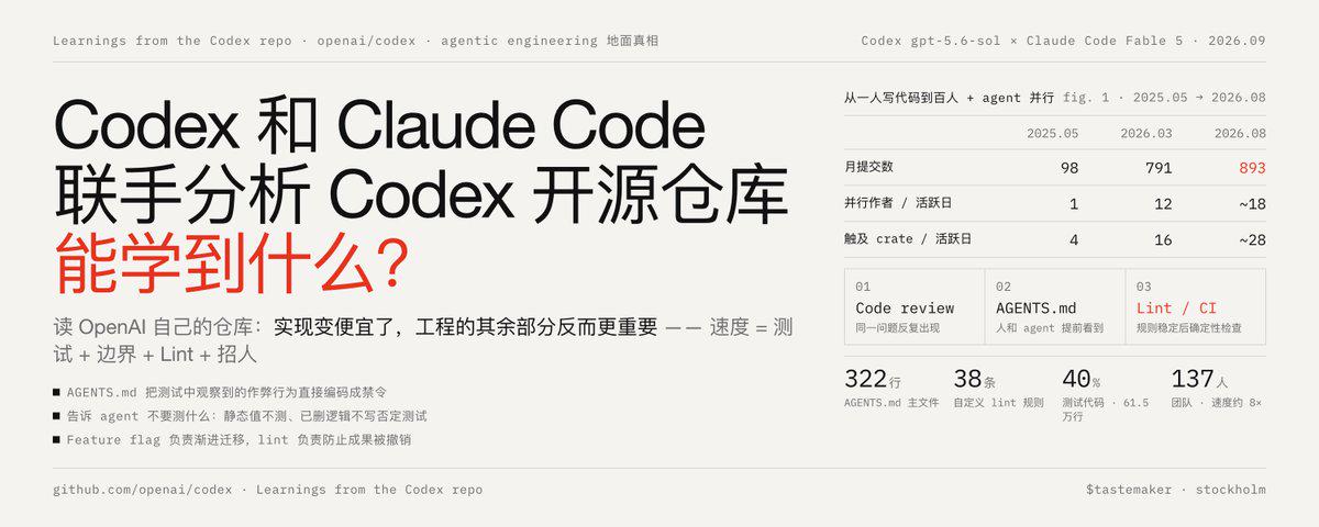 Codex与Claude Code联手分析开源仓库