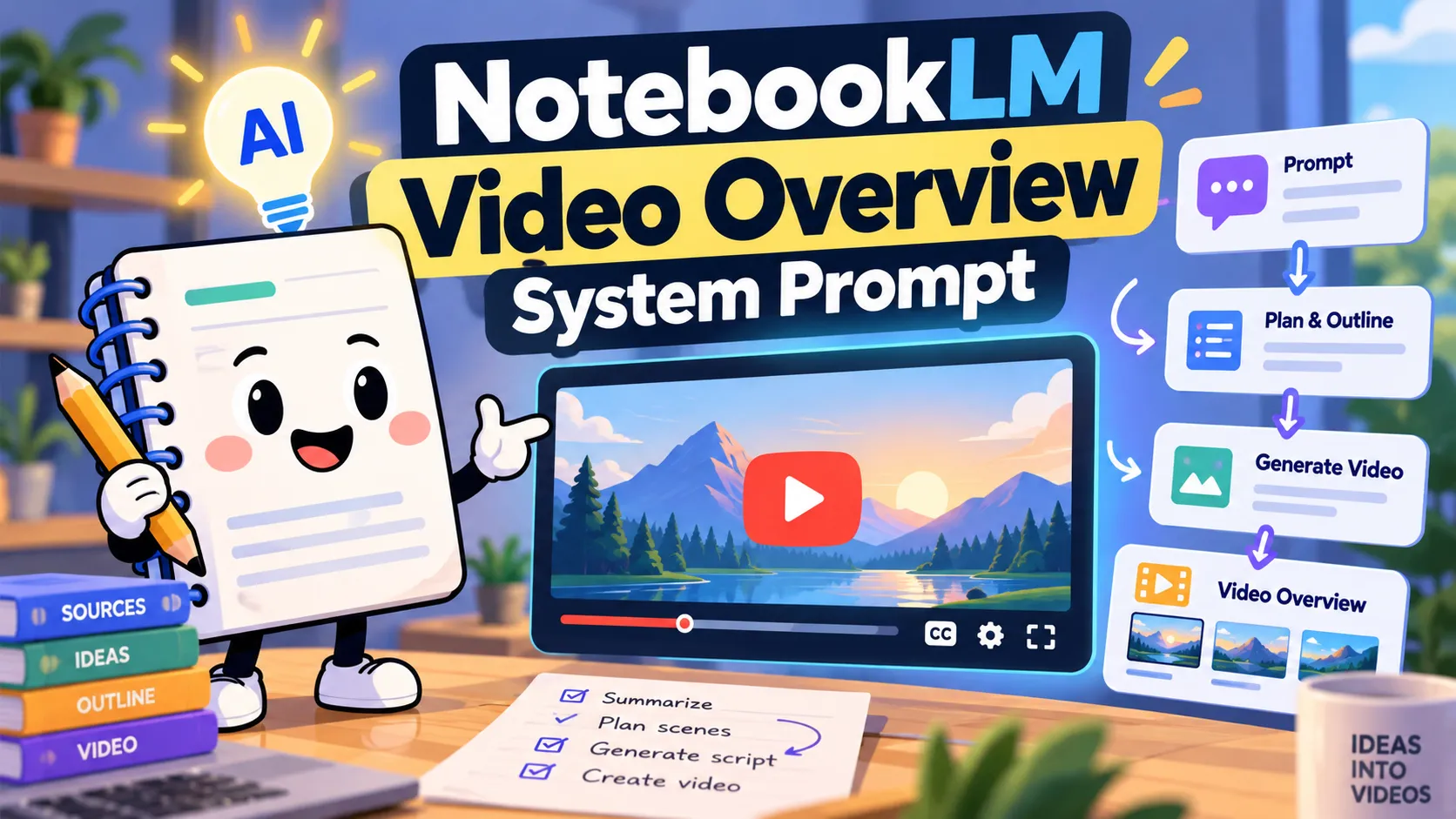 NotebookLM Video Overview 系统提示词完整工作流解析
