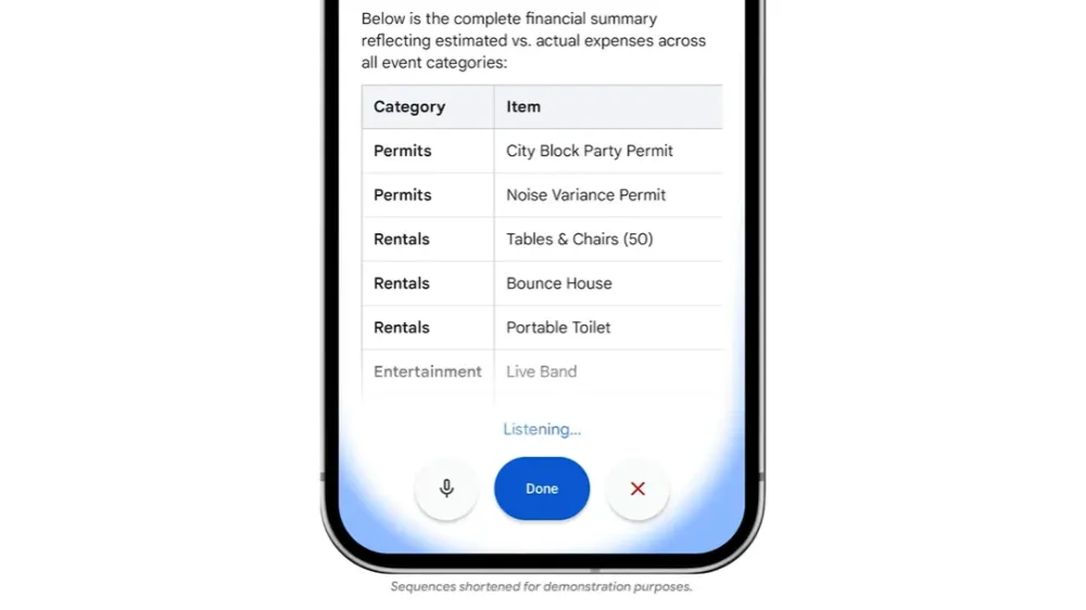 Google Docs 推出 Docs Live 语音生成复杂文档功能