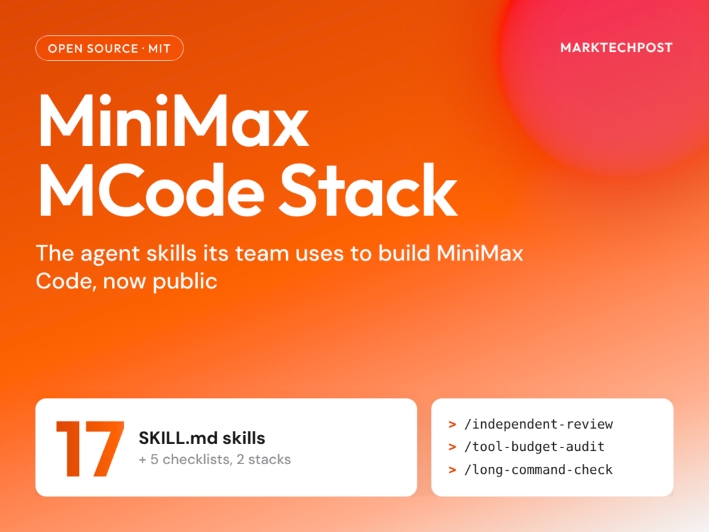 MiniMax 开源 MCode Stack：代码团队日常在用的 17 个 Agent Skills